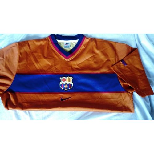 Beau Maillot Déplacement Barcelona Vintage