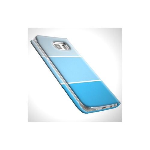 Etui Galaxy S7 Edge Pastel Bleu ( 2017-Cuir-S7edge-Pastble )