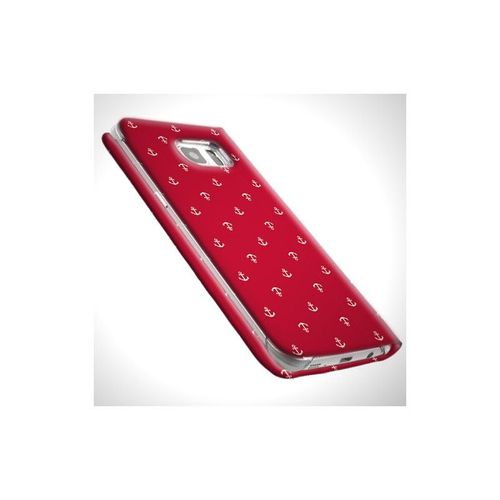 Etui Ancre De Marine Rouge Samsung Galaxy S7 Edge