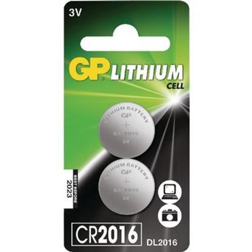 GP CR2016 - Batterie 2 x CR2016 - Li - 90 mAh