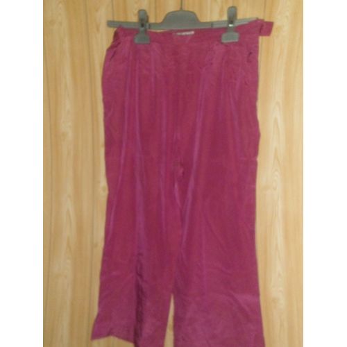 Pantacourt Rose En Soie Anne Weyburn T. 40