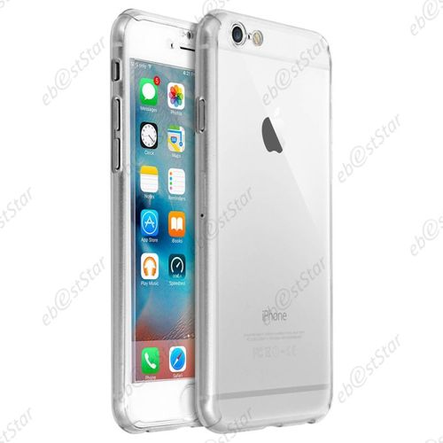 Ebeststar ® Housse Coque Protection Silicone Avant Arrière Pour Apple Iphone 6s 6 Écran 4.7", Couleur Transparent [Dimensions Precises De Votre Appareil : 138.1 X 67 X 6.9 Mm, Écran 4.7'']