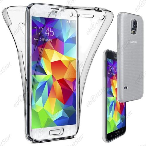 Ebeststar ® Pour Samsung Galaxy S5 G900f, S5 New G903f Neo - Housse Etui Coque Intégrale Avant Et Arrière Silicone Gel Invisible, Couleur Transparent [Dimensions Precises De Votre Appareil : 142 X 72.5 X 8.1 Mm, Écran 5.1'']