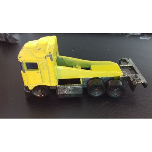 Camion Tracteur Jaune Hotwheels Fer