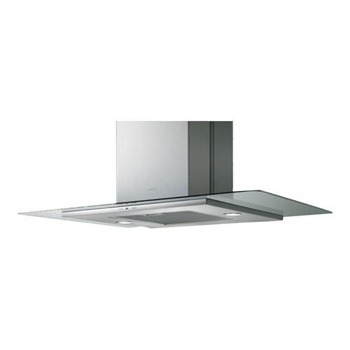 Samsung NK36M5070FS - Hotte - hotte décorative - largeur : 90 cm - profondeur : 45 cm - evacuation & recyclage - inox et verre