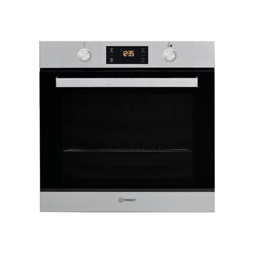 Indesit IFW 6841 JP IX - Four - intégrable - niche - largeur : 56 cm - profondeur : 55.5 cm - hauteur : 60 cm - avec système auto-nettoyant - classe A+ - acier inoxydable