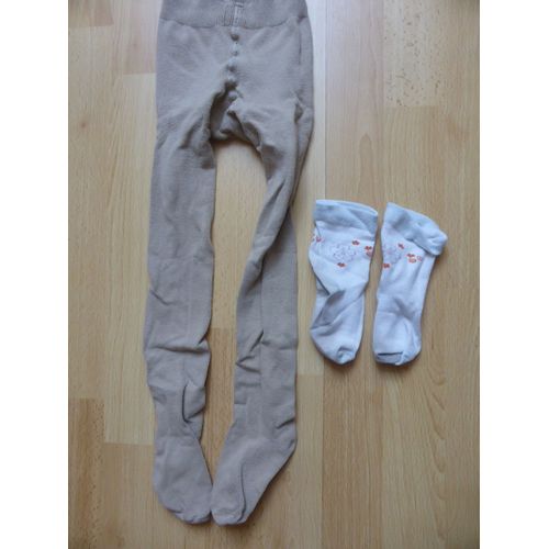 Collants Legcotgirl Coton 5 Ans Bleu Clair