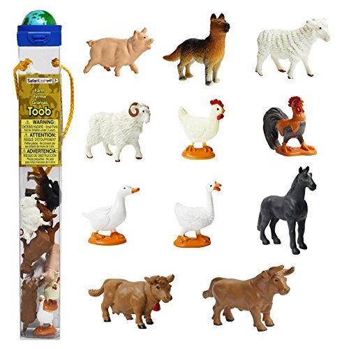 Safari Ltd - 695204 -Tube De Figurines Animaux De La Ferme