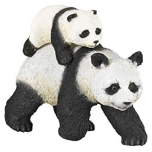 Papo - 50071 - Figurine - Animaux - Panda Et Son Bébé