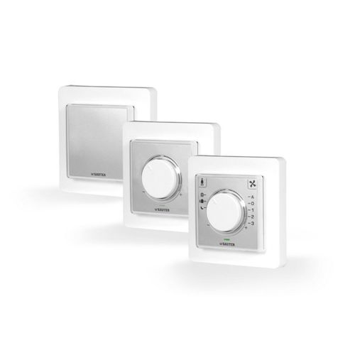 SAUTER 0940240301 - Cadre saillie simple Blanc avec support