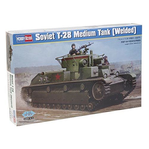 Hobby Boss 83852 - Modèle Kit Soviet T 28 Medium Réservoir Welded-Hobby Boss