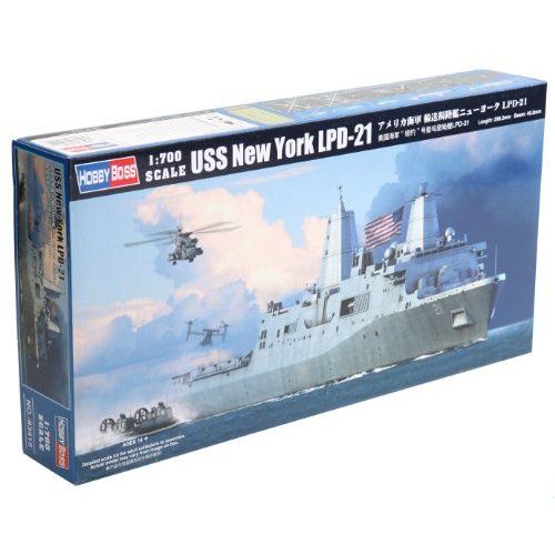 Hobbyboss 1 : 700 Échelle Kit Modèle  Uss New York Lpd-21 (Gris)-Hobby Boss