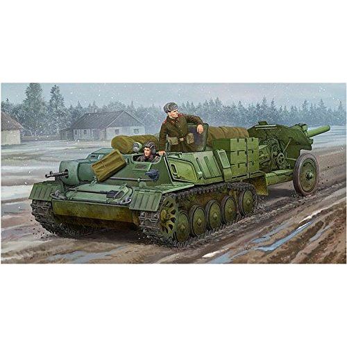 Trumpeter 09509 - Modélisme Jeu De Soviet At P Tractor  Artillerie-Trumpeter