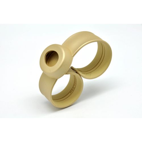 Bracelet De Montre Mini Metal Effect Gold