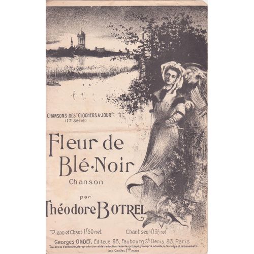 Fleur De Ble Noir Théodore Botrel