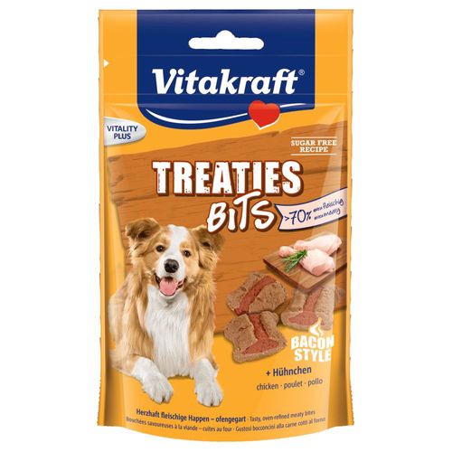 Vitakraft - Friandises Treaties Bits Au Poulet Et Bacon Pour Chien - 120g