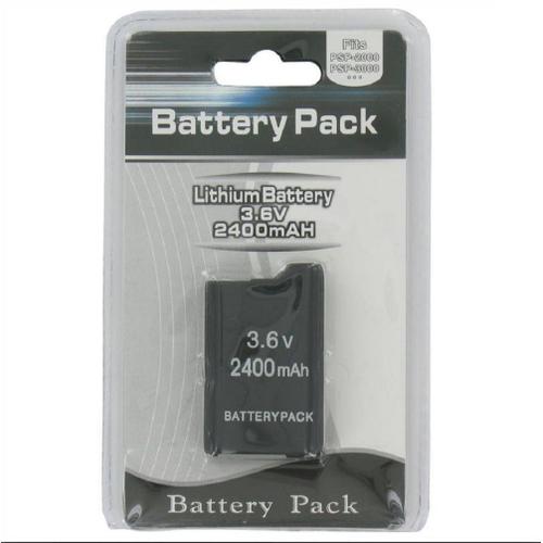 Batterie Pour Sony Psp Slim & Lite - (Psp 2000 2006 3000) - 2400 Mah
