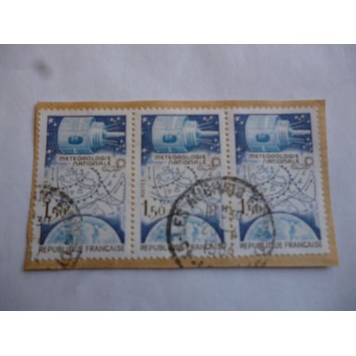 Lot De 3 Timbres France 1983:Météorologie Nationale.
