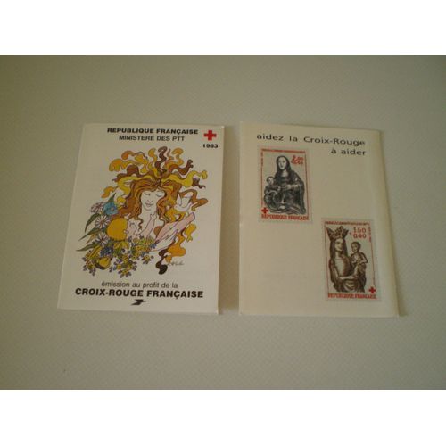 Carnet Croix Rouge Française 1983