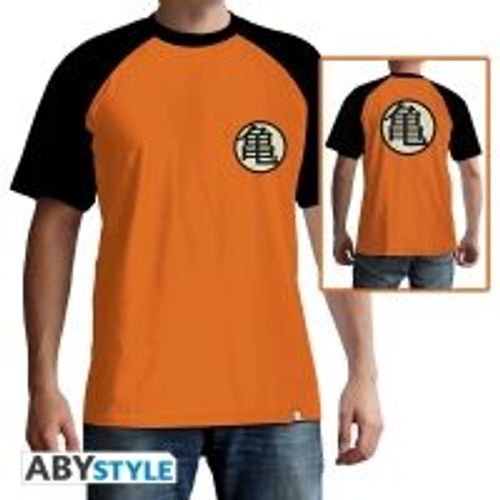 Dragon Ball - Tshirt Homme Orange Premium Kame Symbol Taille Xs