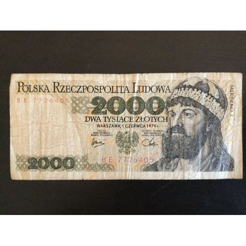 Rare Billet 2000 Zlotych - Pologne