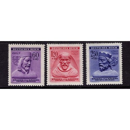 Tchécoslovaquie Occupation Allemande Boheme Et Moravie Yt102/103/104 Neufs