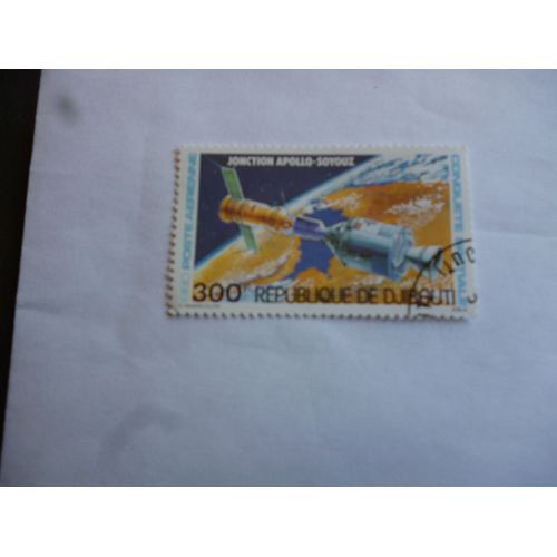 Timbre Djibouti 1980:Jonction Apollo-Soyouz.