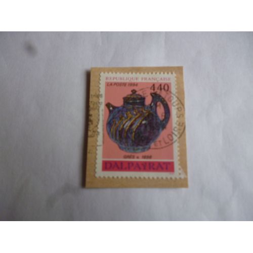 Timbre France 1994:Dalpayrat :Grès Vers 1898.