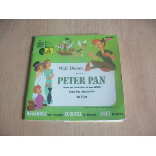 Peter Pan - Livre Disque - 