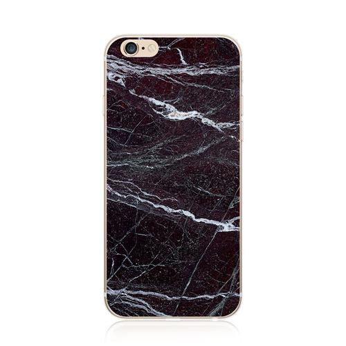 Hq-Cloud® Housse Étui Coque Gel En Silicone Motif Marbre Bleu Foncé Pierre Naturelle Texturé Brillant Pour Apple Iphone 5c