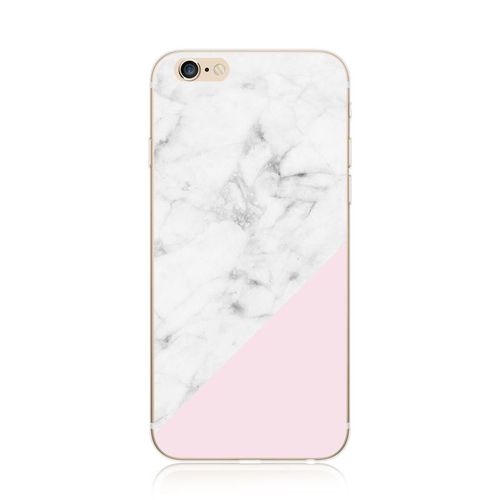 Hq-Cloud® Housse Étui Coque Gel En Silicone Motif Marbre Rose  Pierre Naturelle Texturé Brillant Pour Apple Iphone 6 Plus /6s Plus (5,5 Pouces)