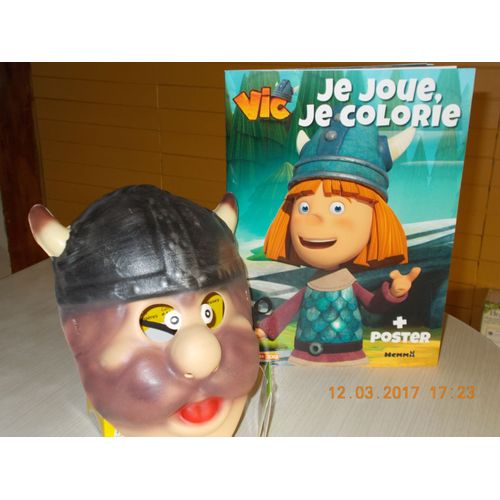 Livre De Jeux De Vic Le Viking, Le Poster Et Le Masque Souple