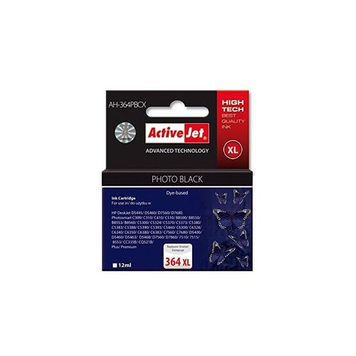 Tin activejet ah-364pbcx refill für hp no. 364xl photo black expacjahp0155