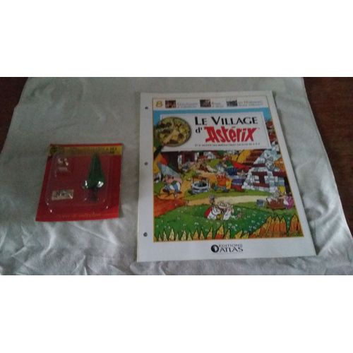 Village D'astérix N°8 Atlas: Figurine Cetautomatix + Ses Outils + Un Arbre