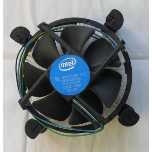 Dissipateur/ventilateur Intel pour processeur Core I3/I5/I7 d'origine E97379-003 CNDP621F30 DTC-DAB16 12VDC 0.60A DELTA