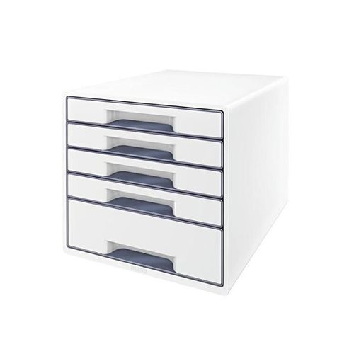 Leitz Bloc De Classement Wow 5 Tiroirs Blanc