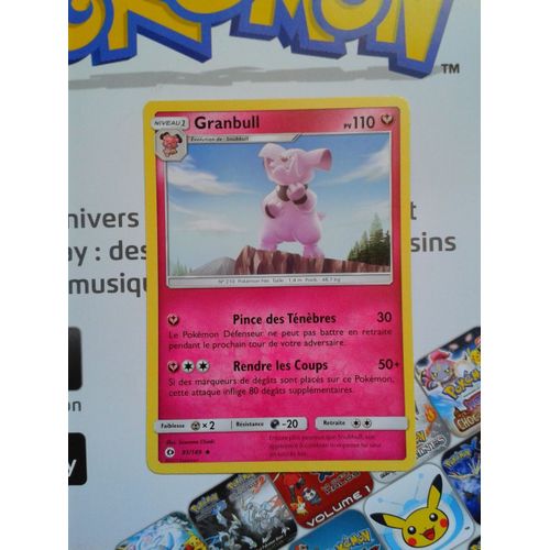 Carte Pokemon Granbull 91/149 Soleil Et Lune