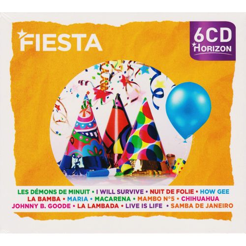 Horizon - Fiesta - 6 Cd - 120 Titres - Tutti Frutti - Nuit De Folie - Tape Des Mains - J'ai Bien Mangé - Rock Around The Clock - Les Démons De Minuit