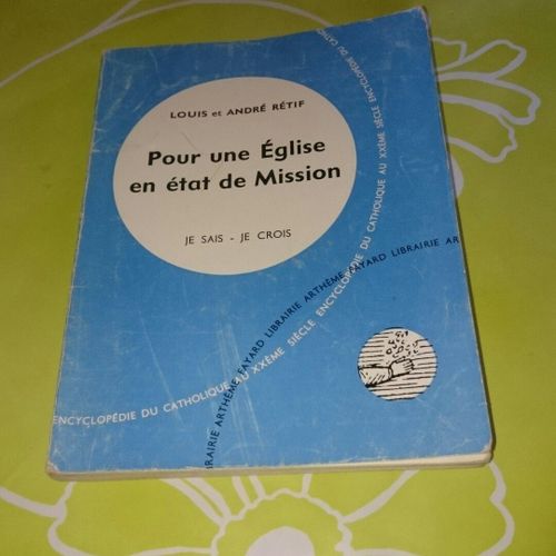 Pour Une Église En État De Mission   de retif louis et andre   Format Broché (Livre)