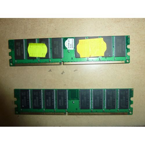 Barettes Mémoire 512 Mo DDR-RAM 400Mhz PC3200