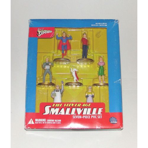 Figurine Superman Superboy Direct The Silver Age Smallville - Coffret 7 Pièces