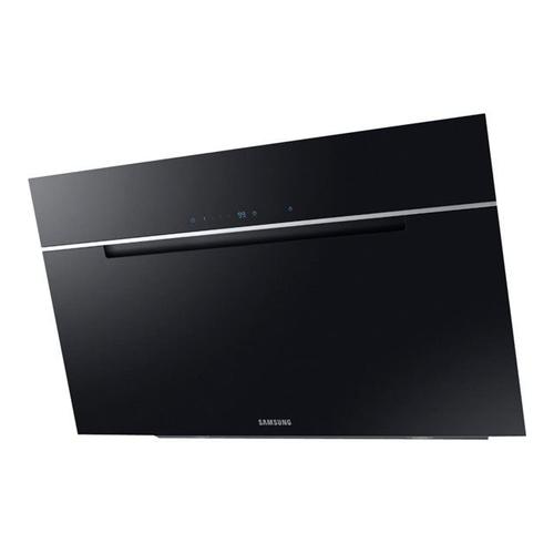 Samsung NK36M7070VB - Hotte - hotte décorative - largeur : 90 cm - evacuation & recyclage - noir brillant