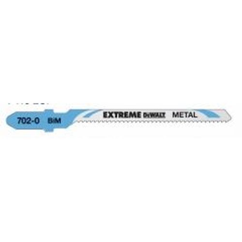 Lame pour métal grande longévité - pour coupes courbes dans feuilles de métal de 1.5-4mm d'épaisseur DT2054