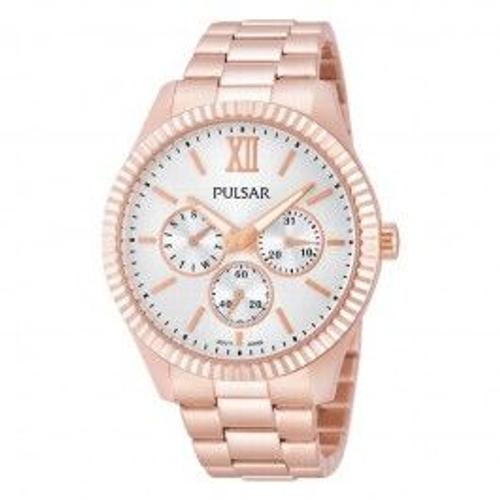 Pulsar Ladies Rose Gold Bracelet Watch