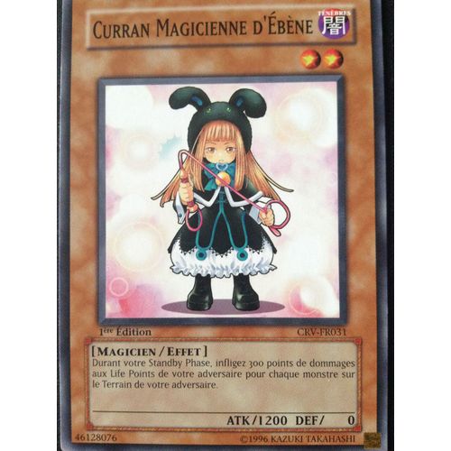 Yugioh! Curran Magicienne D'ebène - Commune - Crv-Fr031