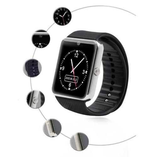 Smartwatch Gt08 Appareil Photo Bluetooth Pour Smartphone Android Argenté Watch Nouveau