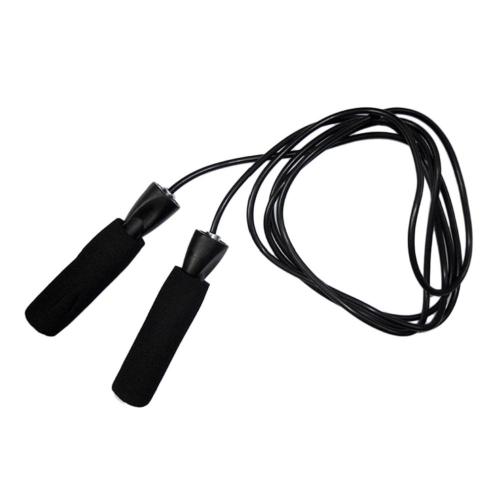 1 Pc Corde À Sauter Pour L'exercice Aérobie - Roulements À Vitesse Réglable Fitniss Outil - Noir