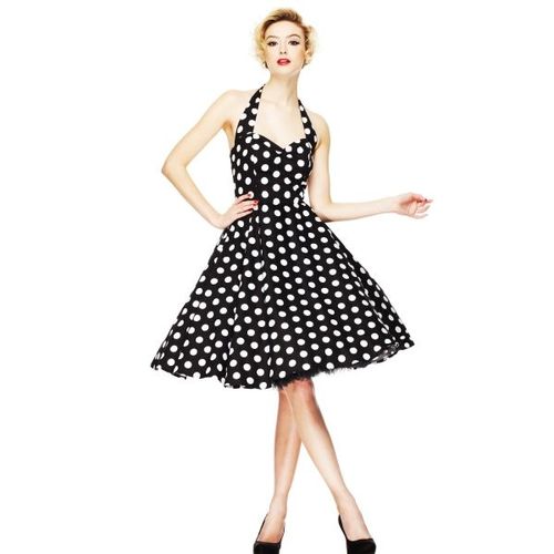 Robe Mariage Sixties 36 38 40 Rétro Vintage Pois 50s 60s Dress Rockabilly