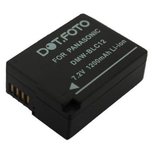 Dot.Foto Panasonic DMW-BLC12, DMW-BLC12E Batterie - 7,2v/1200mAh