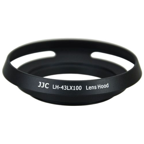 JJC LH-43LX100 - Métal Pare-soleil pour Panasonic Lumix DMC-LX100 et Leica D-LUX (Typ 109)